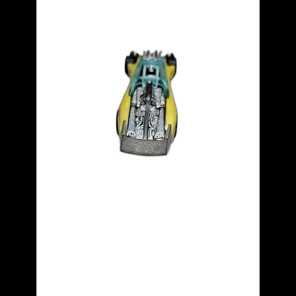 2009 Hot Wheels Yellow Flathead Fury HW Connect Cars Die-Cast Loose Mattel 1:64